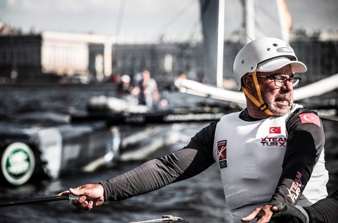 2015 Extreme Sailing Series Act 6, Saint Petersburg - Day 1 - Mitch Booth © Lloyd Images http://lloydimagesgallery.photoshelter.com/
